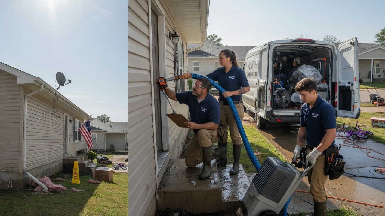 Ceiling Water Damage Restoration in Cashion, OK near me